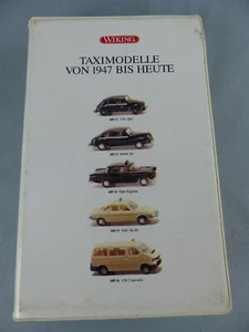 WIKING lot 5 voitures TAXI de 1947 a aujourd'hui TAXIMODELLE éch. 1/87 TRAINS - Picture 1 of 2