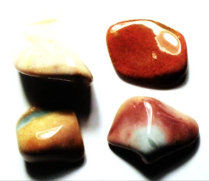 100 ct LOT POLISHED POLYCHROME JASPER MADAGASCAR # 50 - Picture 1 of 1