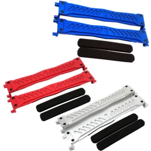 Aluminum Battery Hold Downs with Foam Pads for Traxxas 1/6 XRT 7819 - Picture 1 of 7