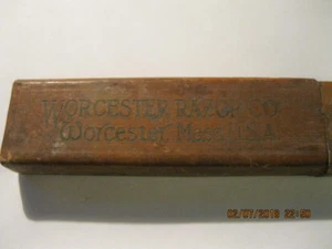 Worcester Razor Co, Worcester Mass USA Rasierer mit gerader Kante - Bild 1 von 8
