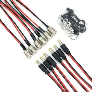 5.5 x 2.1 mm DC Power Jack Socket Threaded Female Panel Mount Connector Adapt - Picture 1 of 7