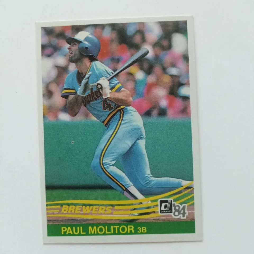 Donruss Paul Molitor #107 Milwaukee Brewers 1984 Foto 1 de 1