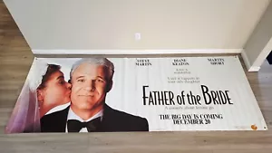 PADRE DELLA SPOSA - Enorme poster BANNER cinema in vinile (120" x 45,5") 1991 - Foto 1 di 6