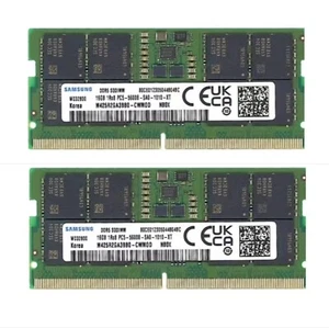 Samsung 32GB 2X 16GB DDR5 5600MHz PC5-44800 SODIMM Memory Ram M425R2GA3BB0-CWM - Picture 1 of 4