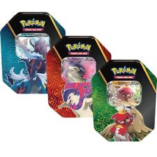 Pokémon Divergent Powers Tins Set of 3 Hisuian Decidueye, Samurott & Typhlosion