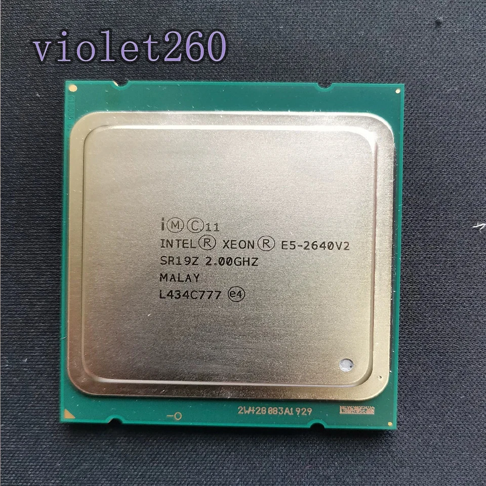 Intel Xeon E5-2640 V2 LGA2011 CPU Processor 8-Cores 2.0Ghz 20MB Cache SR19Z - Image 1 of 1