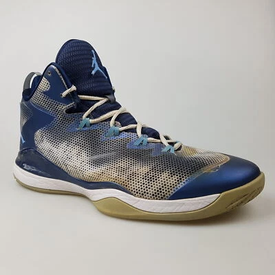 Men's AIR JORDAN 'Super Fly 3' Sz 12 US BBall Shoes Blue | 3+ Extra 10% Off Foto 1 de 4