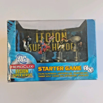 Heroclix Legion of Super Heroes Starter Game Miniature Set DC WizKids 2007 - Image 1 of 4