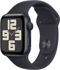 Apple Watch Series Se 2023 2Nd Gen Gps 40Mm Midnight Case And Sport Band S M