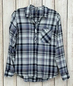 Kuhl Spektra kariertes Popover-Hemd Damen Größe Small blau Outdoor-Stil 8316 - Bild 1 von 9