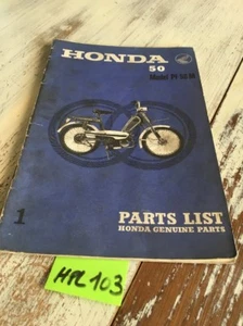 Honda PF50M PF50 M PF 50 parts list liste catalogue pièce détachée amigo - Imagen 1 de 6