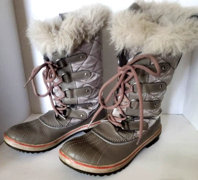 Sorel Mujer Joan Of Arctic NL2114-005 Impermeable Nieve Invierno Botas Talla US 8.5 Foto 1 de 4