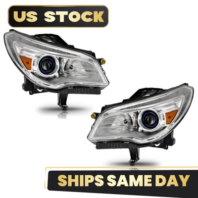 For 2013-2017 Buick Enclave HID/Xenon Headlight w/o AFS w/o Ballast L+R Pair Foto 1 de 4