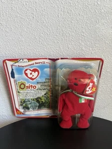 Osito der Bär McDonalds 🇲🇽 TY International Bears II 2000 Teenie Beanie Baby - Bild 1 von 2