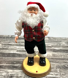 Vintage Hüftschwingender Weihnachtsmann Gemmy 18 Zoll - Bild 1 von 6