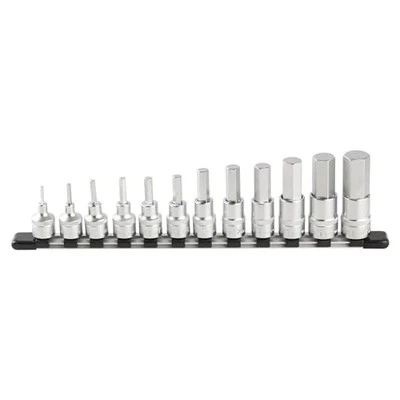 TONE Hex Socket Set with Socket Holder HH412 1/2 Inch Drive 12-Piece From Japan - Image 1 of 3