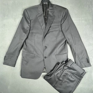 Ermenegildo Zegna Saks 5th Ave Suit Size 32 Pants 37R Wool 2 Button 5362 Classic - Picture 1 of 23