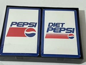 PEPSI / DIET PEPSI SPIELKARTEN 2 VERSIEGELTE PACKUNGEN MIT KUNSTSTOFFHÜLLE VINTAGE - Bild 1 von 7
