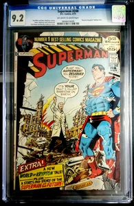 SUPERMAN 248 CGC 9.2 HIGH GRADE LEX LUTHOR & FIRST GALACTIC GOLEM CPR CANDIDATE - Picture 1 of 6