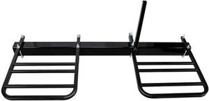 Portabicicletas QPRBM2R Montado en Parachoques para 2 Bicicletas con Ancho Ajustable y Poste Estabilizador - Imagen 1 de 12