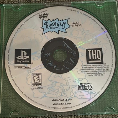 Rugrats Search For Reptar (Playstation 1) PS1 Disc Only Video Games Nickelodeon - Image 1 of 4