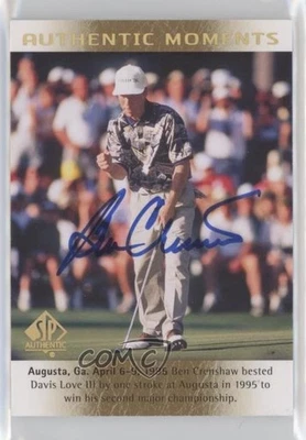 2014 SP Authentic Authentic Moments Gold Auto Ben Crenshaw #64 Auto - Image 1 of 2