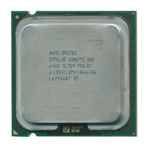 Pc Cpu Intel Core 2 Duo E6400 2.13GHz Sl9S9 Lga775 Processor Socket Computer - Picture 1 of 2