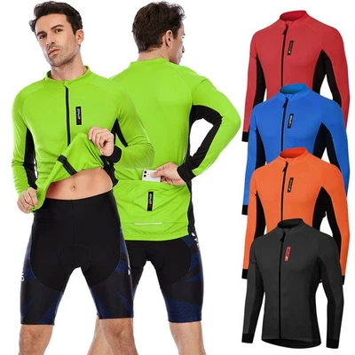 MEETYOO Rennrad Trikot Herren Radtrikot Fahrradtrikot Kurzarm Fahrradshirt Langarm