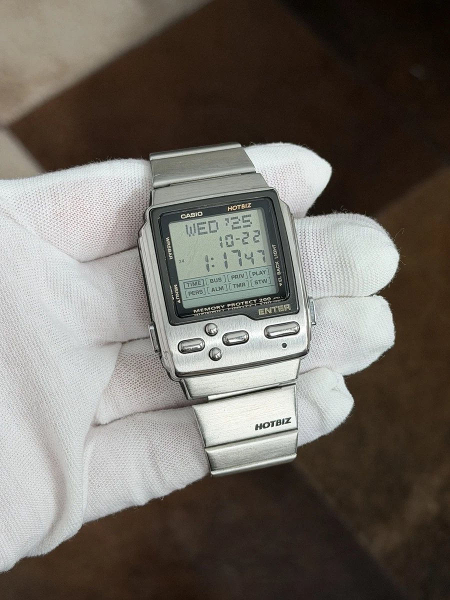 【CASIO】DB-2010 DATABANK ヴィンテージ Ultra Rare Gold Tone Vintage Casio DB-300 Data Bank Digital