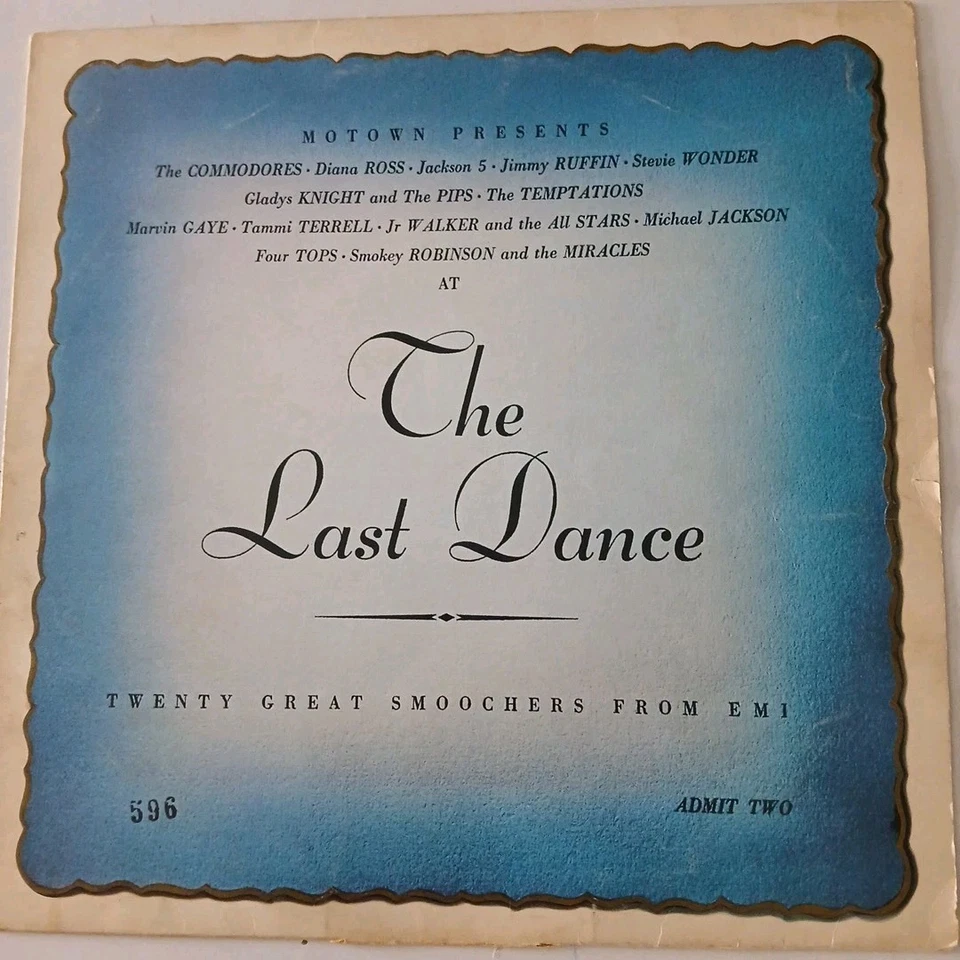 THE LAST DANCE MOTOWN HITS VARIOUS ARTISTS VINYL ALBUM (1975) FREE UK DELIVERY - Image 1 of 4