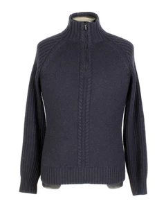 Loro Piana 100% Cashmere ½ Zip Sweater - Blue - M - $2750 Retail - Picture 1 of 15