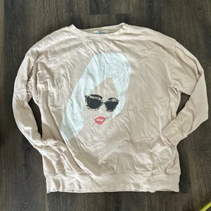 Sudadera para mujer WILDFOX con estampado gráfico de algodón de gran tamaño talla XS - Imagen 1 de 7