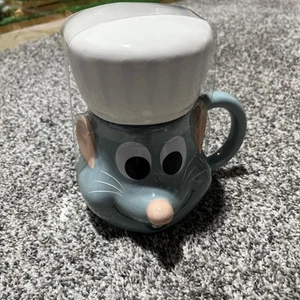 Disney Pixar RATATOUILLE Remy Mug With Chef Hat Topper - Picture 1 of 9