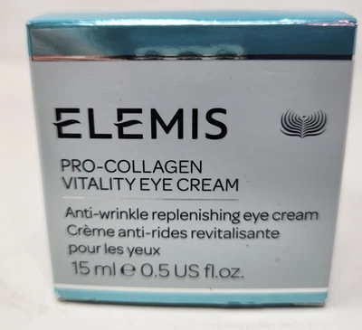 Elemis Pro Colágeno Vitalidad Crema de Ojos 15 ml / 0.5 OZ Caducidad 2027 Nuevo en Caja Foto 1 de 4