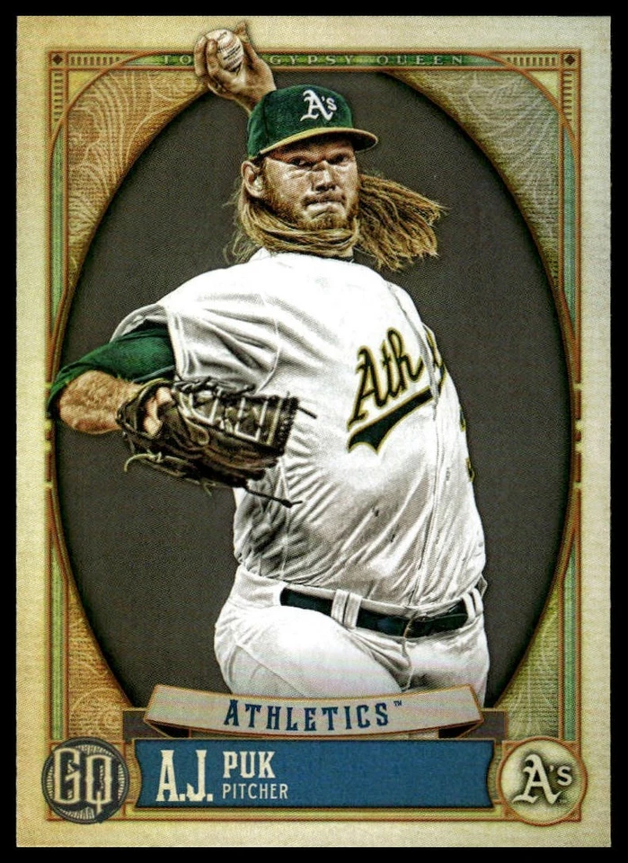 2021 Topps Gypsy Queen #183 A.J. Puk Blue [GOATCARDS] - Image 1 of 2