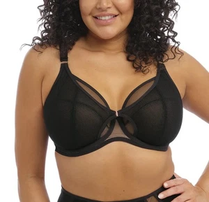 Elomi Kintai Underwire Plunge Bra black US 38G 301202 new - Picture 1 of 1