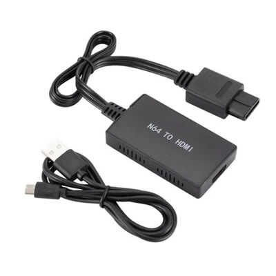 N64 To HDMI Converter Adapter HD Cable For Nintendo Gamecube NES SNES N64 Series - Image 1 of 4
