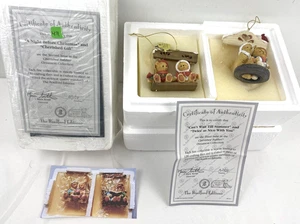 Bradford Exchange Cherished Teddies Ornament Collections 2nd and 3rd Issues - Picture 1 of 9
