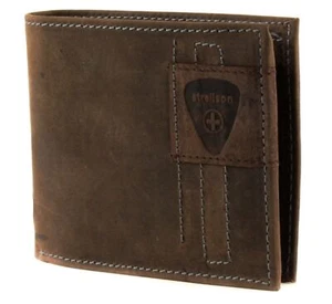strellson Richmond Dawson Billfold H6 Wallet Dark Brown - Imagen 1 de 4