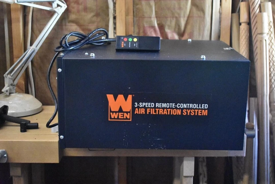 WEN 3410 3-SPEED REMOTE-CONTROLLED AIR FILTRATION SYSTEM 300/350/400 CFM - Image 1 of 1