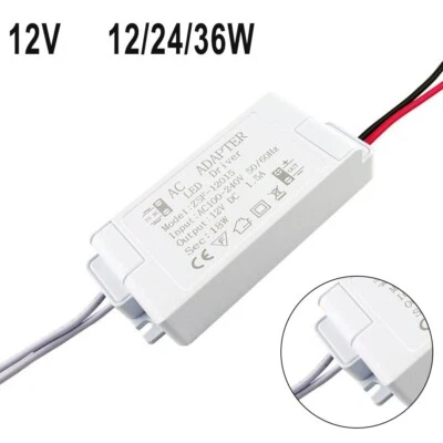LED Driver Adapter AC 220 -240V To DC/12V Transformer Power Supply LED Strip - Image 1 of 4