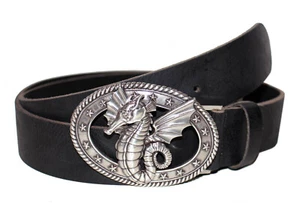 MGM Belt Cinturón Cinturón Cuero - Imagen 1 de 2