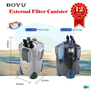 BOYU EF-15 & EFU-15 - 350L/H Canister Aquarium Filter For 150-350L Tank - Picture 1 of 13