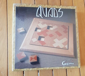 Gioco da Tavolo Società QUADS Gigamic 1995 Puzzle Incelofanato Sigillato Sealed - Foto 1 di 2
