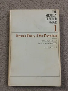 Toward A Theory Of War Prevention Falk Mendlovitz Strategy of World Order 1 nice - Picture 1 of 9