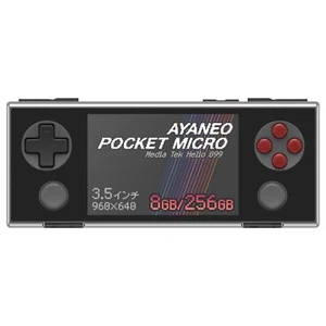 256GB MICRO inch Pocket AYANEO 3.5 8GB display Gray NEW Japan - Picture 1 of 7