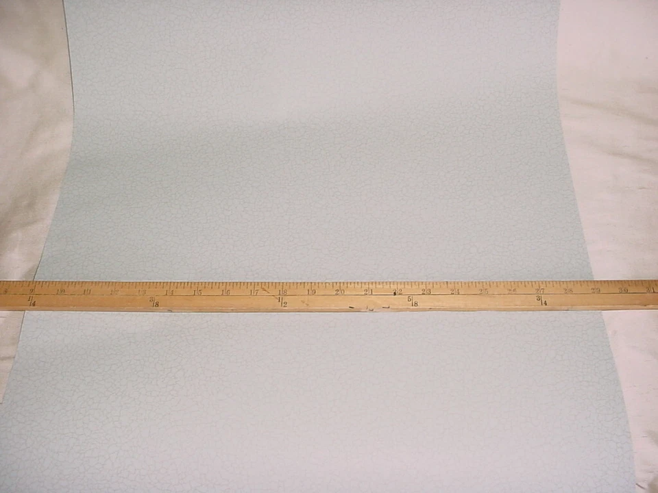 Kravet GP & J Baker PW78017 Ming Aqua Blue Silver Crackle Wallcovering Wallpaper - Image 1 of 4