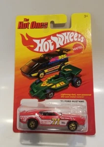 Hot Wheels The Hot Ones '71 Ford Mustang Red Gold BW Blackwall 2011 1971 - Picture 1 of 2