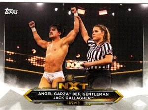 2020 TOPPS WWE NXT #43 Angel Garza def. Gentleman Jack Gallagher #14/25 MADE - Picture 1 of 2