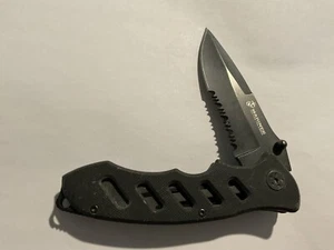 Coltello pieghevole a clip Marines M-1013 con licenza ufficiale - Foto 1 di 4